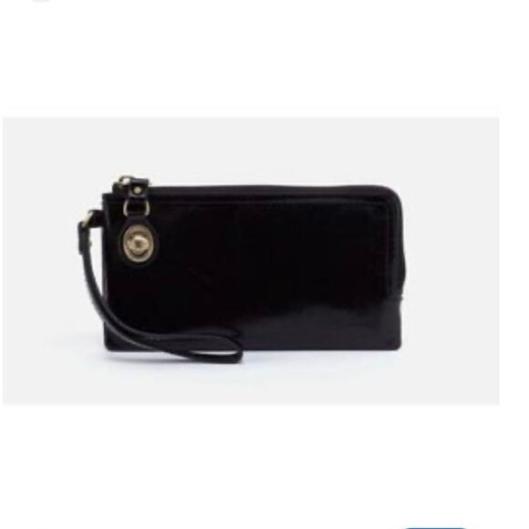 Hobo International Wallet Brown Mila Leather Wristlet Purse Chocolate - Picture 1 of 10